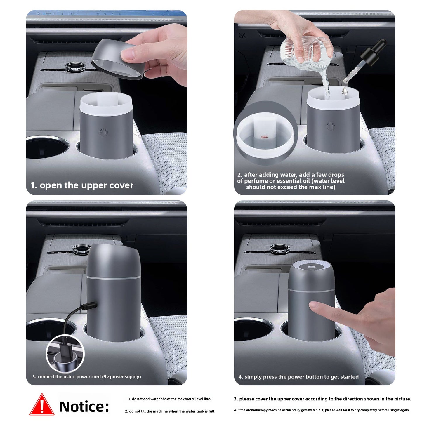 Home Aroma Diffuser and Humidifier