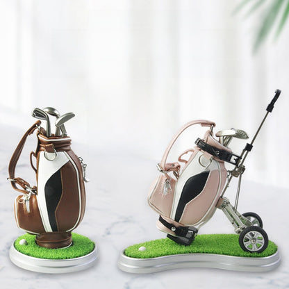 Golf bag pen holder