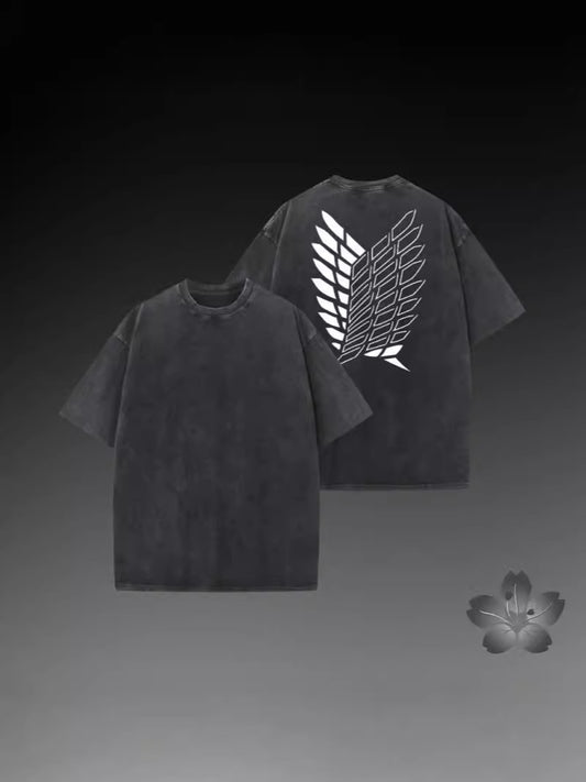 American-style casual T-shirt