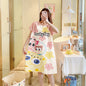 Cartoon loose short-sleeved nightgown