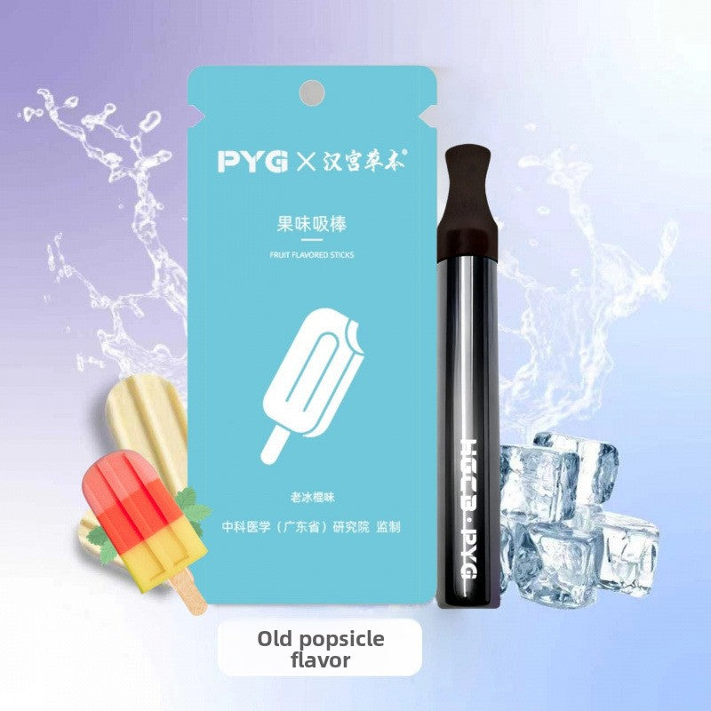 Fruit-flavored smoking cessation aid