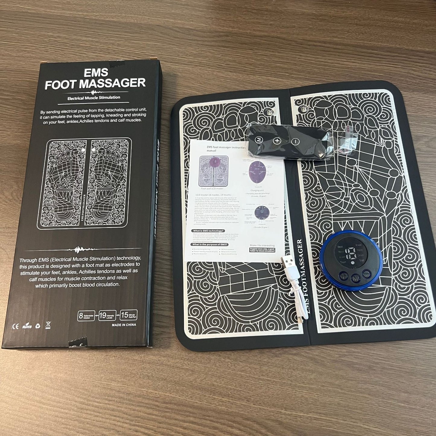 EMS Smart Foot Pad and Mini Massager