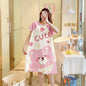 Cartoon loose short-sleeved nightgown