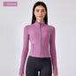 Short stand collar yoga jacket
