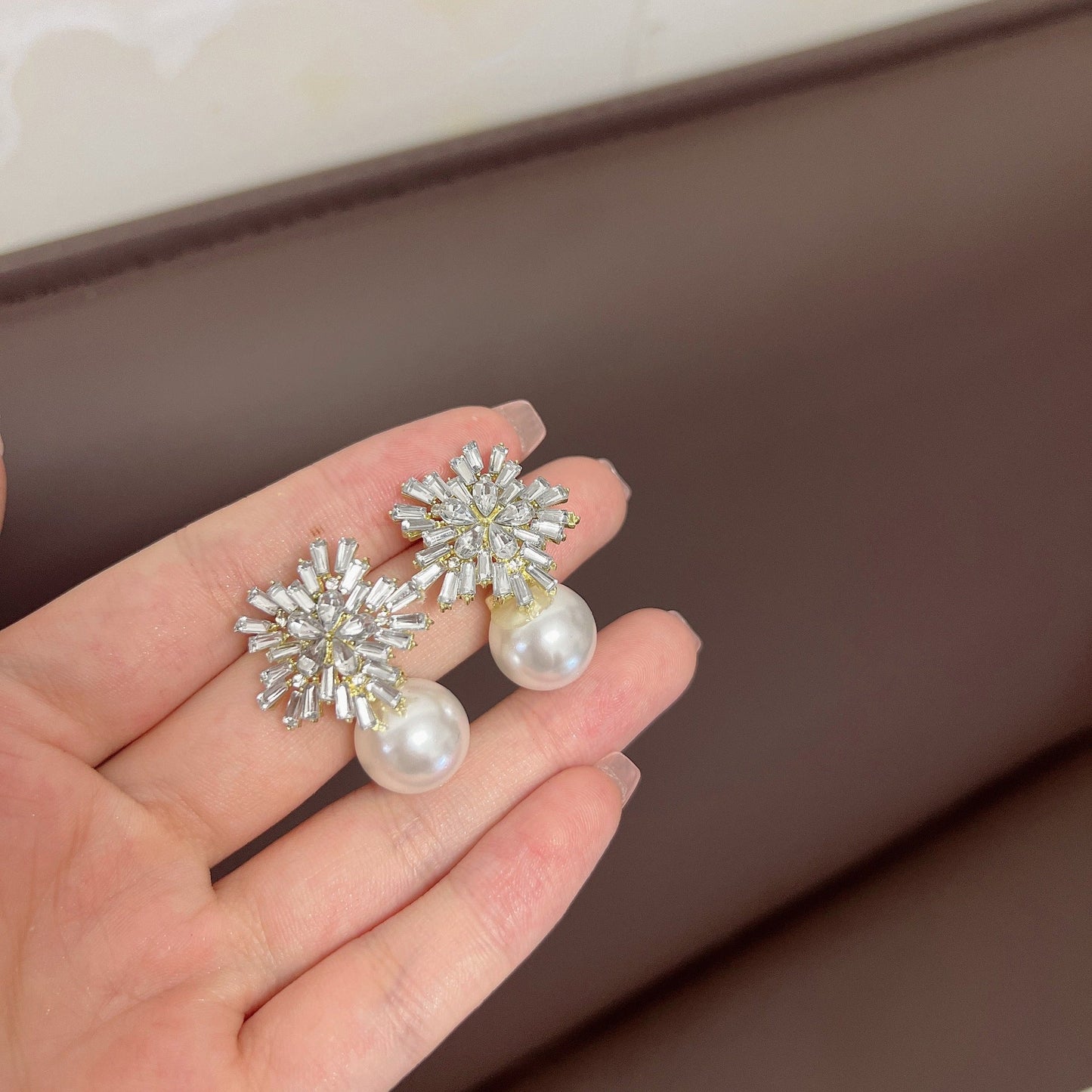 pearl earrings