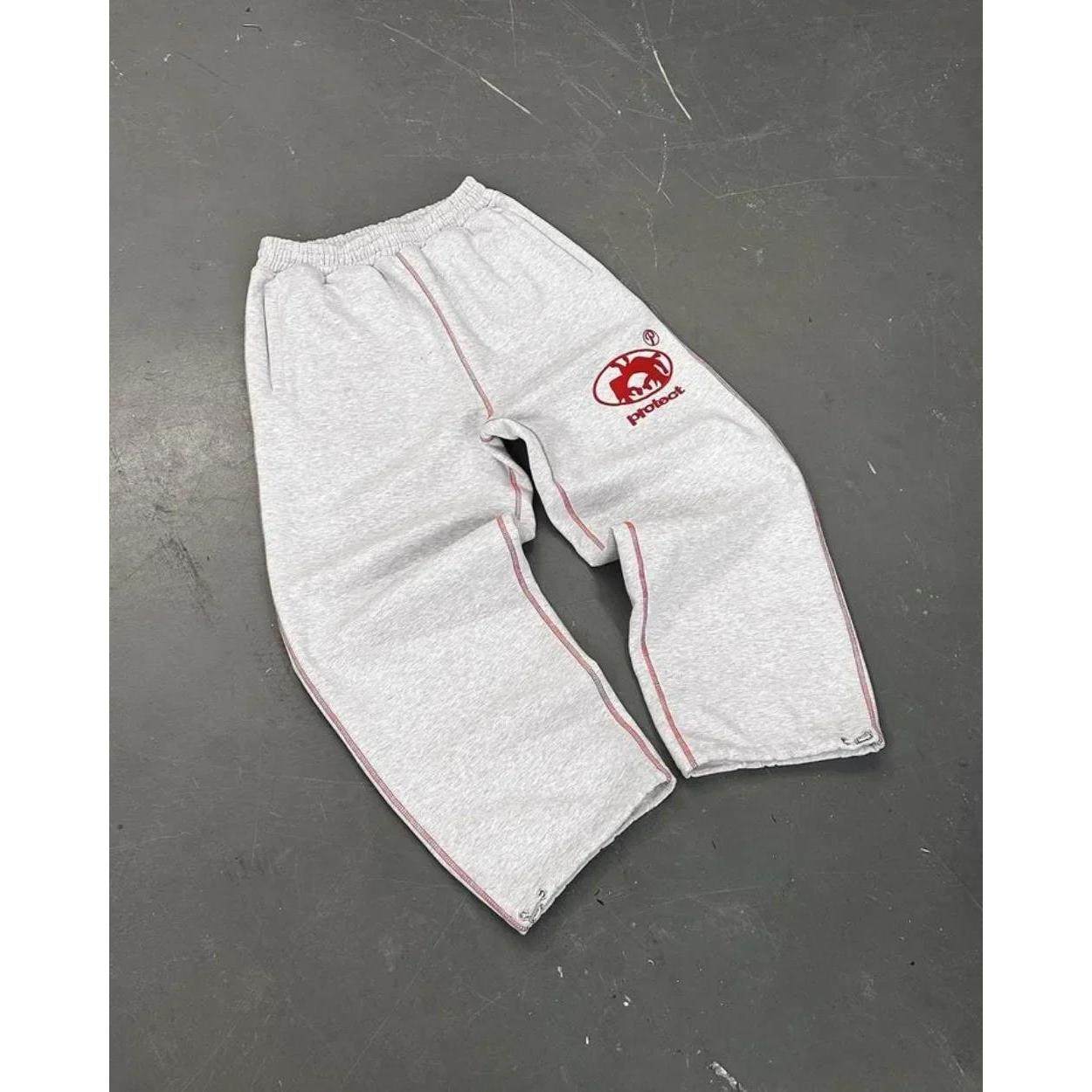 Letter Embroidered Sweatpants
