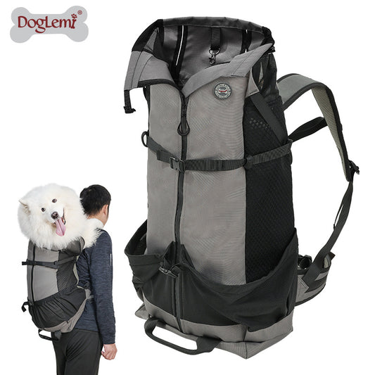 Multifunctional Outdoor Anti-Escape Dog Backpack for Large Breeds