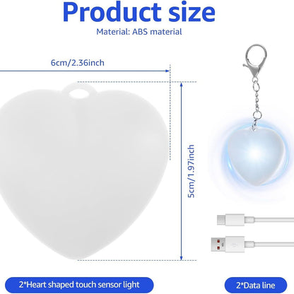 USB Touch Night Light Keychain