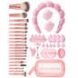 Professional Makeup Brush and Powder Puff Set 46 Pieces
