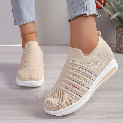 Women's Slip-On Fly Woven Shoes