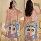 Cartoon loose short-sleeved nightgown