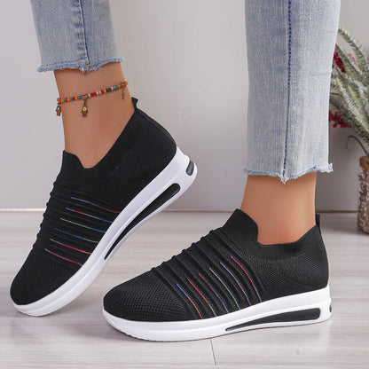 Women's Slip-On Fly Woven Shoes
