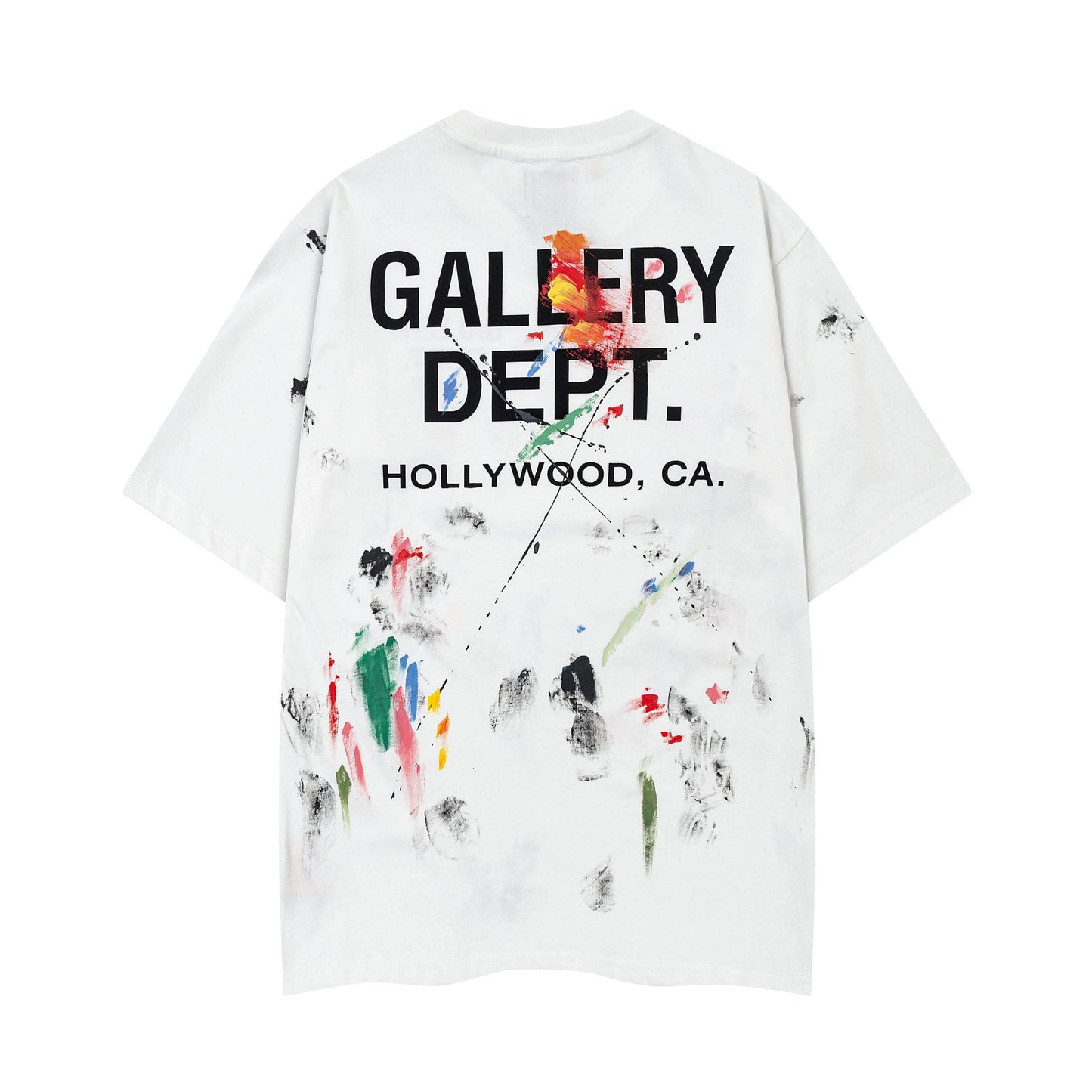 Hand-Painted Graffiti Cotton T-Shirts
