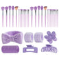 Professional Makeup Brush and Powder Puff Set 46 Pieces
