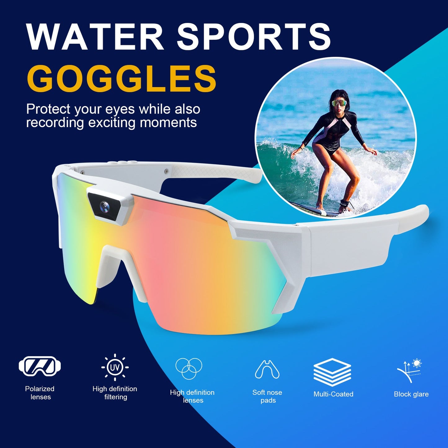 Windproof and snowproof goggles