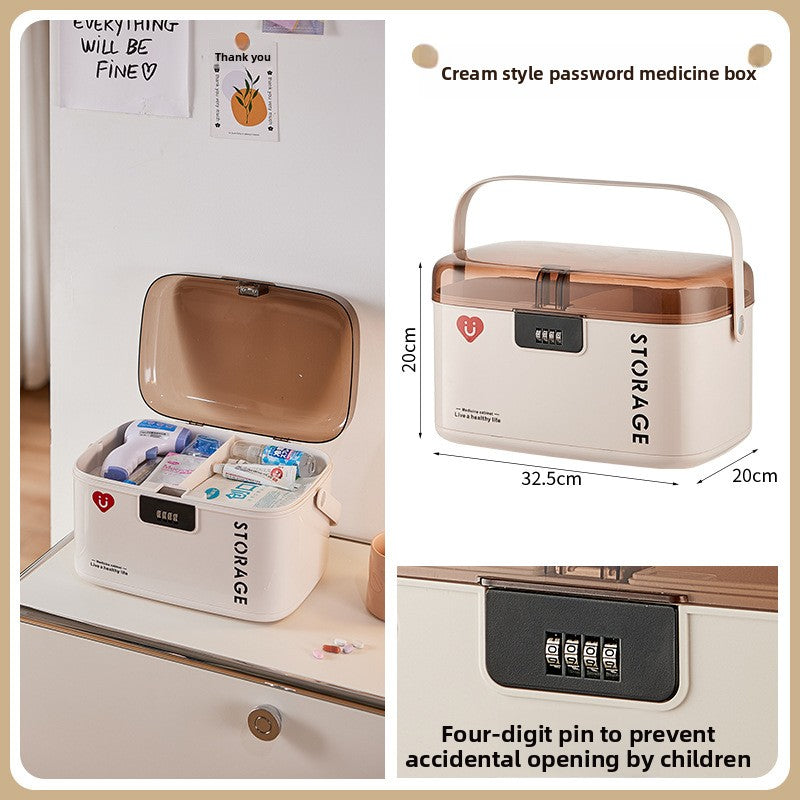 Medical Storage Box with Password Lock