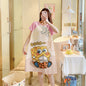 Cartoon loose short-sleeved nightgown