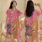 Cartoon loose short-sleeved nightgown
