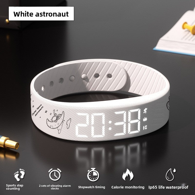 Student watch alarm bracelet