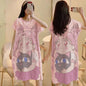 Cartoon loose short-sleeved nightgown