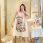 Cartoon loose short-sleeved nightgown