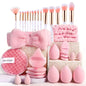 Professional Makeup Brush and Powder Puff Set 46 Pieces