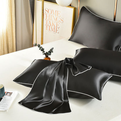 Ice silk satin pure silk pillowcase