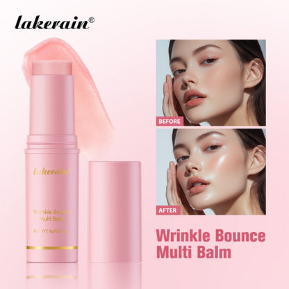 Pink Multifunctional Moisturizing Cream Stick for Face and Lips