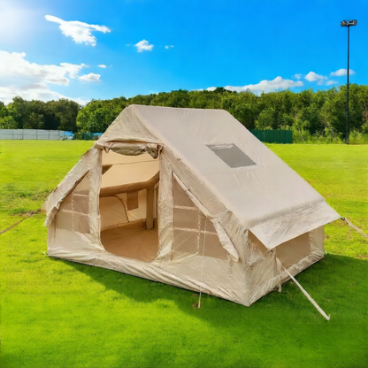 Inflatable Camping Tent Windproof Rainproof Oxford Fabric