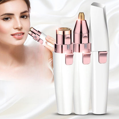 USB Rechargeable 2-in-1 Electric Eyebrow and Body Shaver