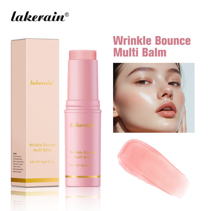 Pink Multifunctional Moisturizing Cream Stick for Face and Lips
