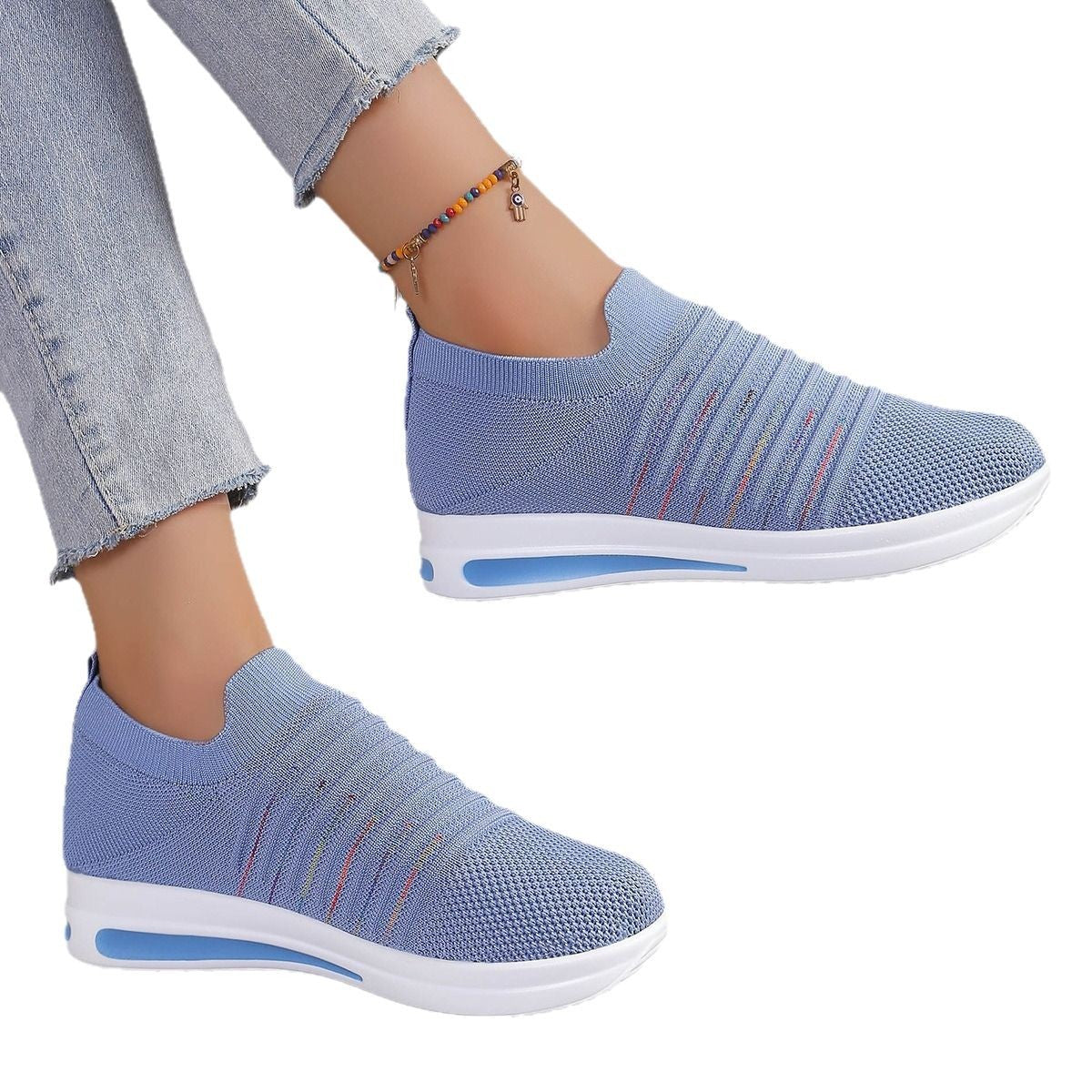 Women's Slip-On Fly Woven Shoes