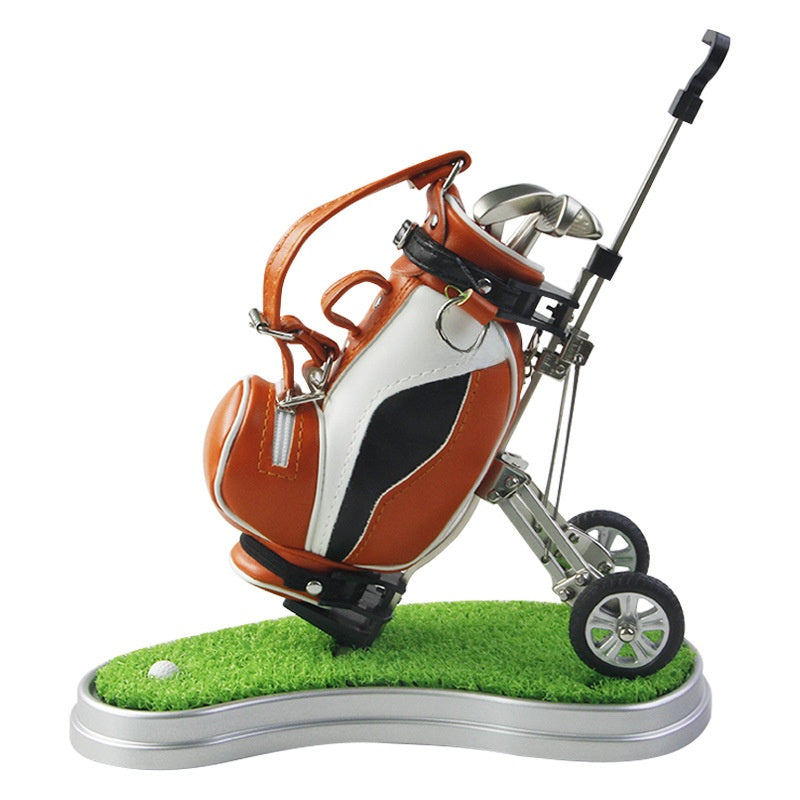 Golf bag pen holder