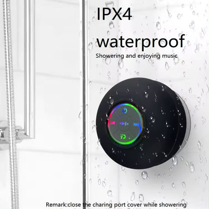 Large suction cup with light version Bluetooth speaker