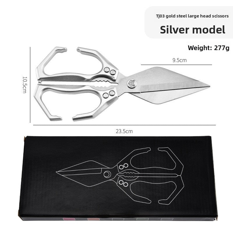 A large pair of scissors specially designed for bone cutting