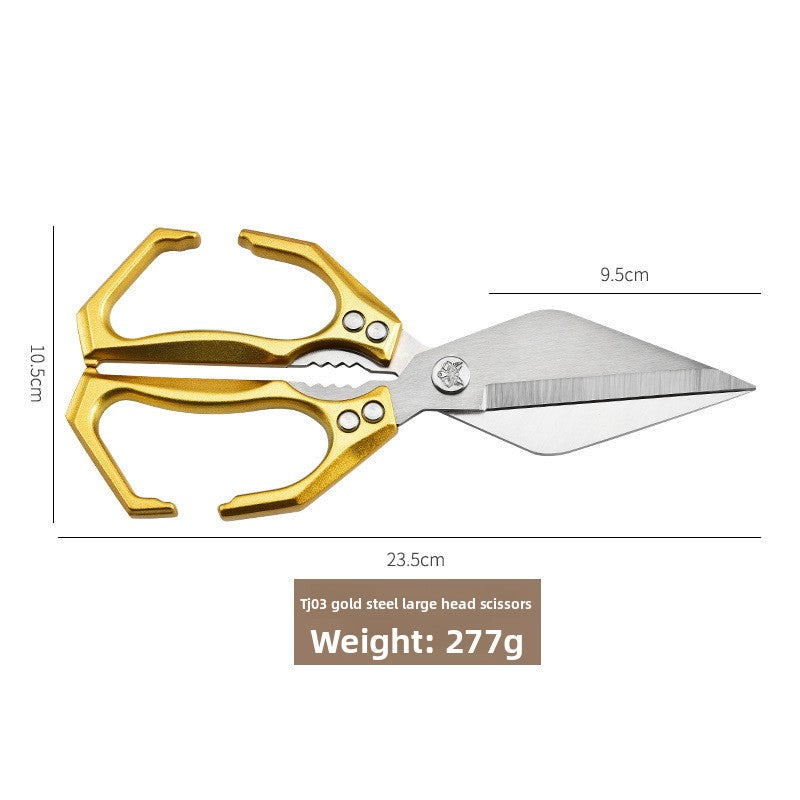 A large pair of scissors specially designed for bone cutting