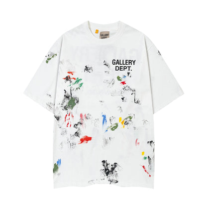 Hand-Painted Graffiti Cotton T-Shirts