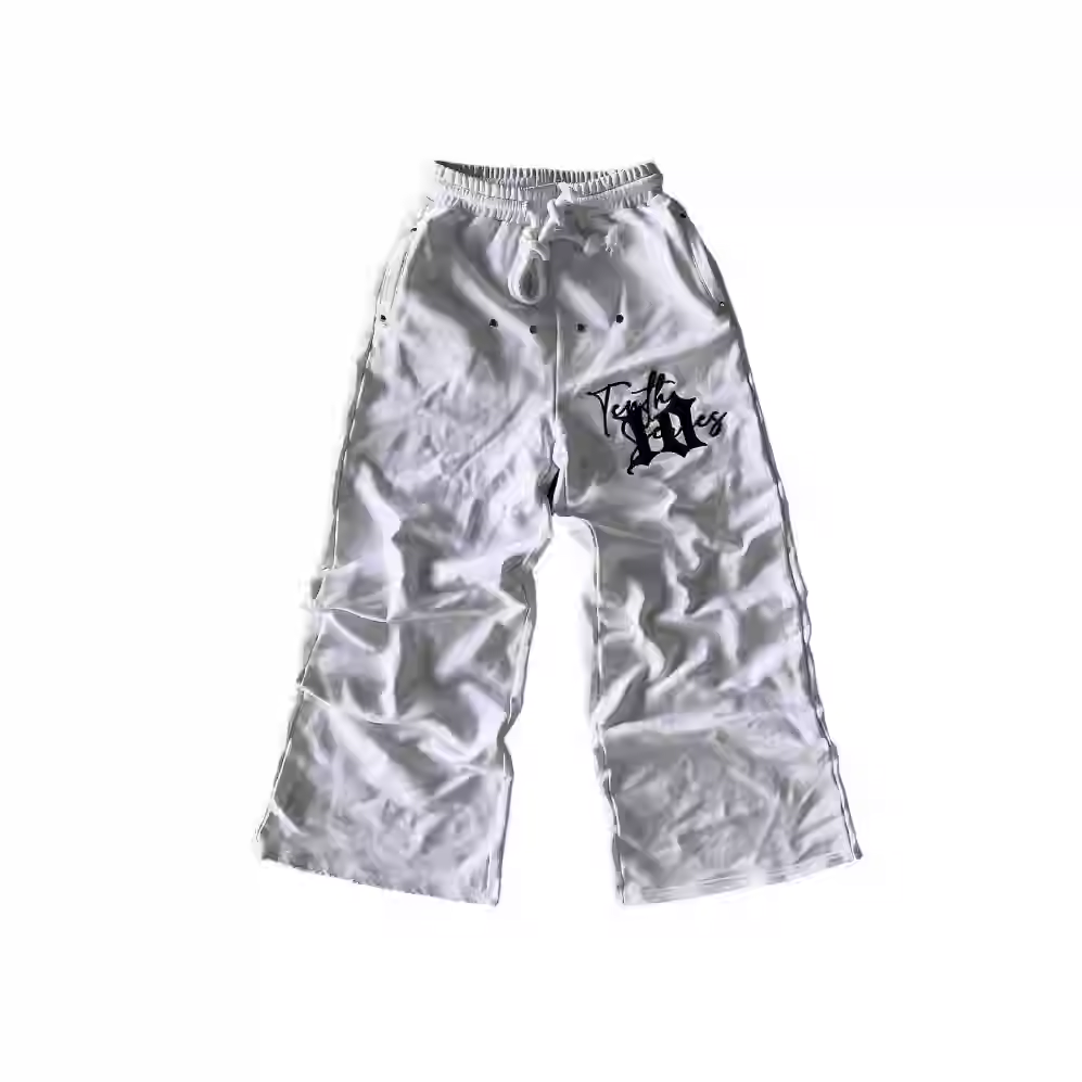 Letter Embroidered Sweatpants