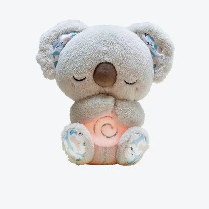 Breathing Bear Accompanying Sleeping Otter Plush Doll Toy Baby Child Soothing Music Doll Cross Border