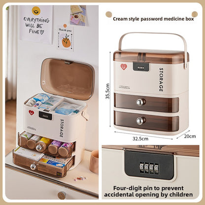 Medical Storage Box with Password Lock