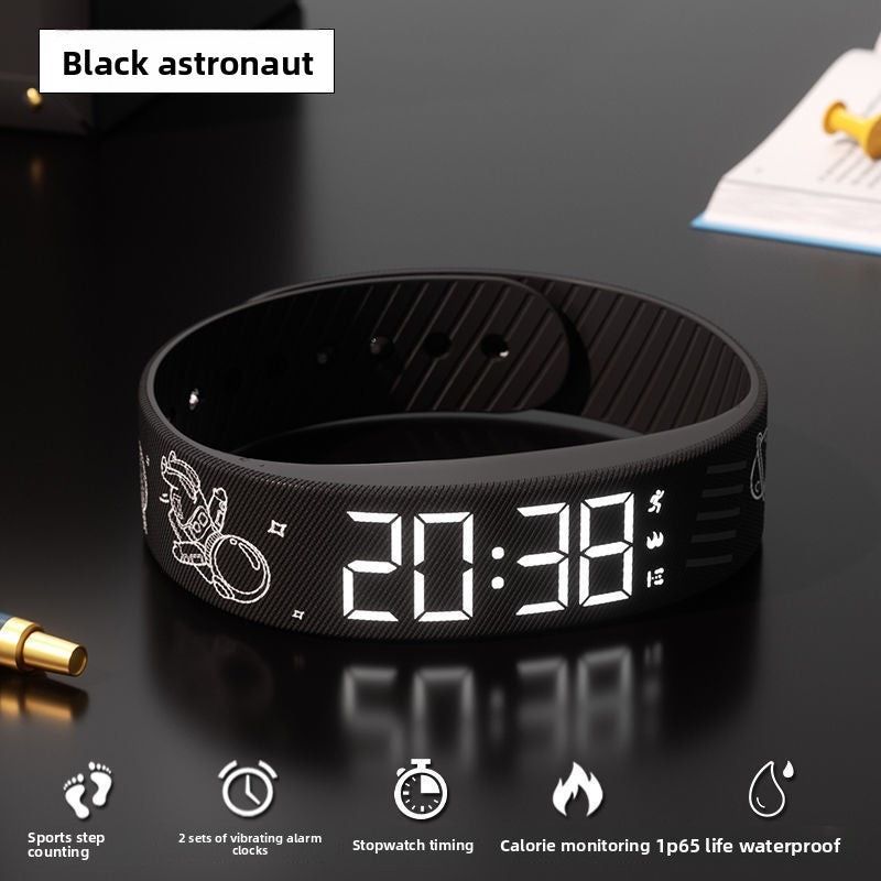 Student watch alarm bracelet