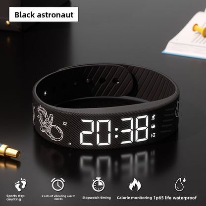 Student watch alarm bracelet