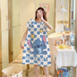 Cartoon loose short-sleeved nightgown