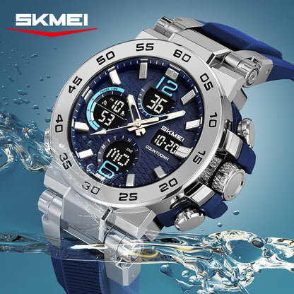 Multifunctional Sports Electronic Watch with LED Backlight