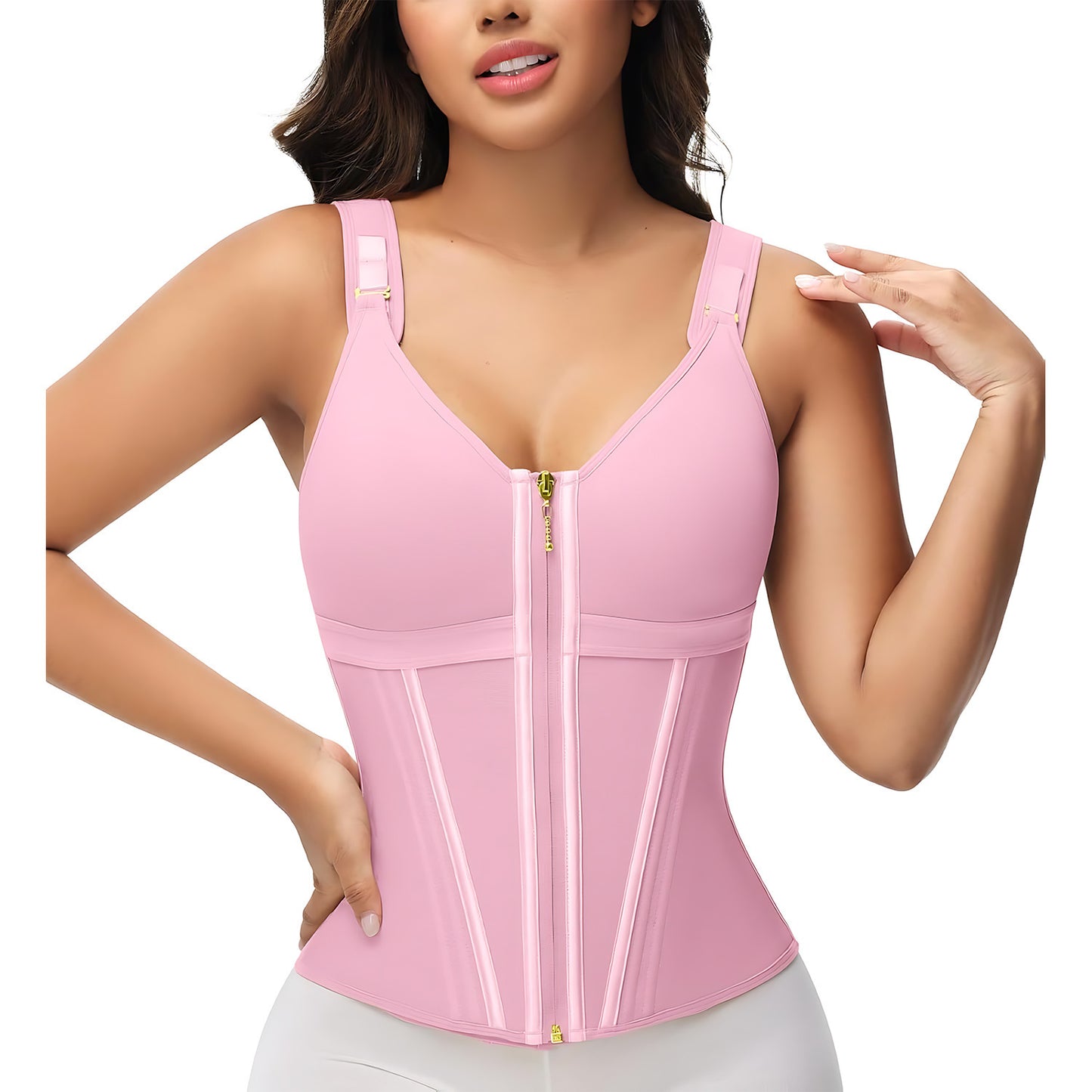 Waist-shaping and abdomen-tightening shapewear