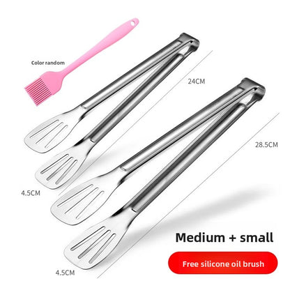 Stainless Steel Kitchen Food Tongs
