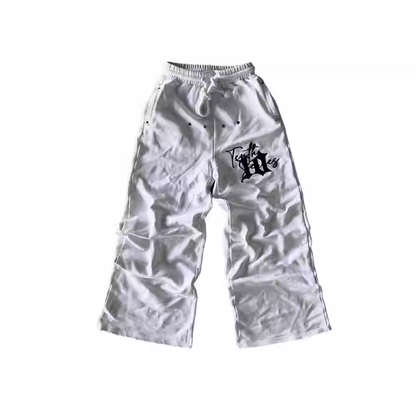 Letter Embroidered Sweatpants