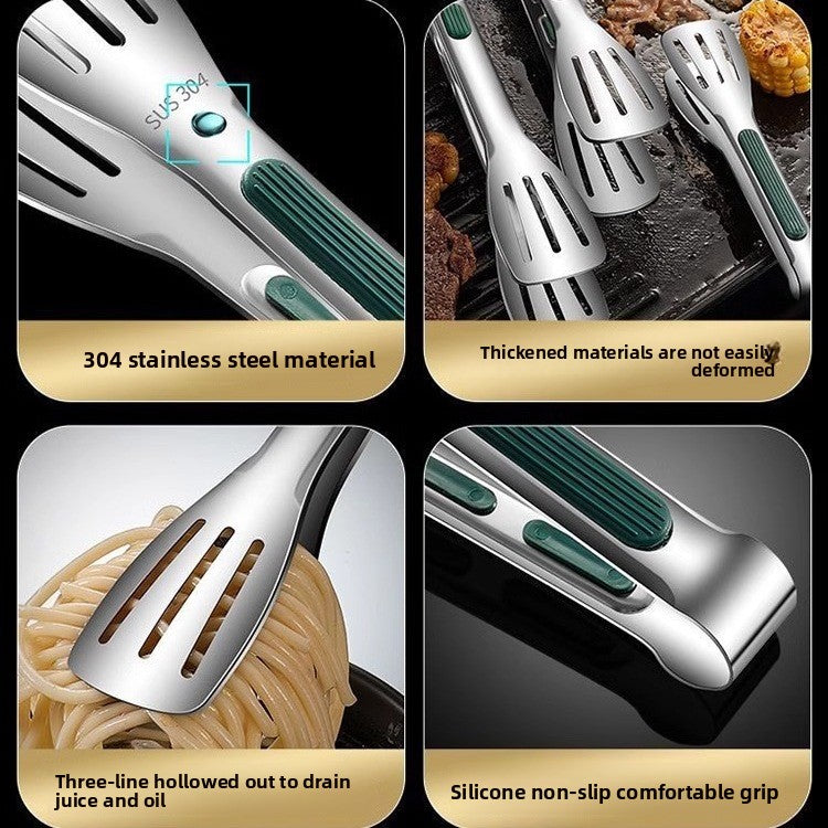 Stainless Steel Kitchen Food Tongs