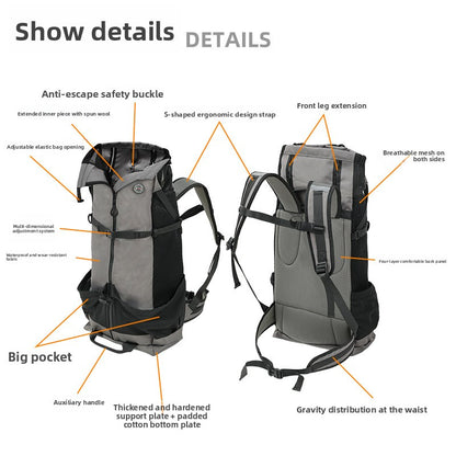 Multifunctional Outdoor Anti-Escape Dog Backpack for Large Breeds