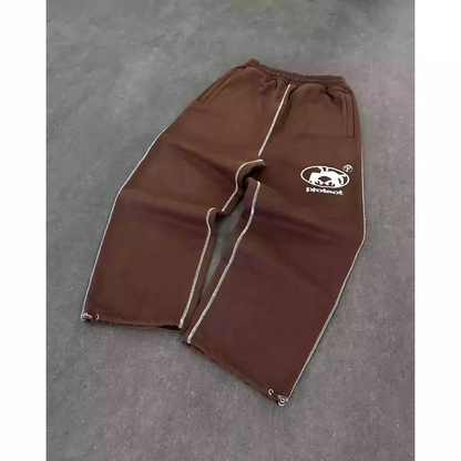 Letter Embroidered Sweatpants